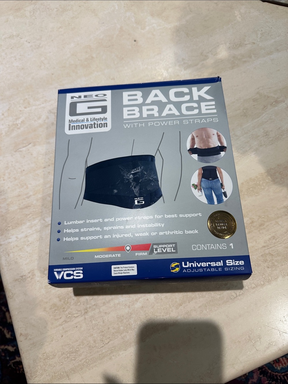 NEO G Back Brace Lumbar Support - Black